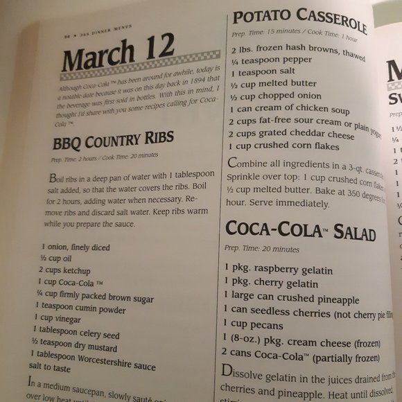 Kids Cookbook 365 Quick, Easy & Inexpensive Dinner Menus - Picture 4 of 6